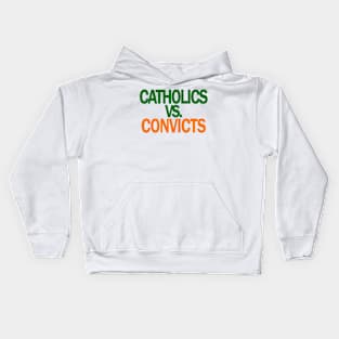 Catholics VS Convicts Tshirt Football ND v Miami Kids Hoodie